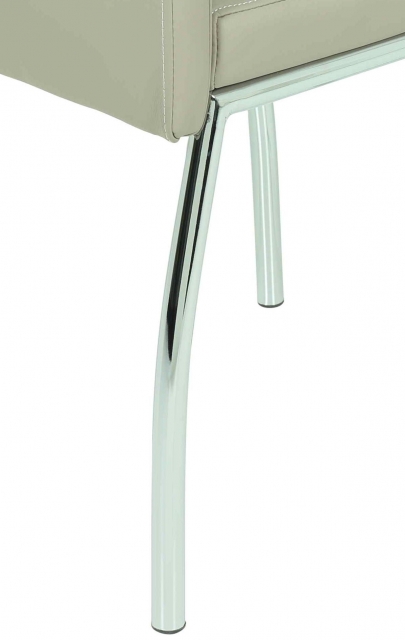 8 St�hle=Set Vierfussstuhl Stuhl Susi S 34 Kunstleder Cappuccino
