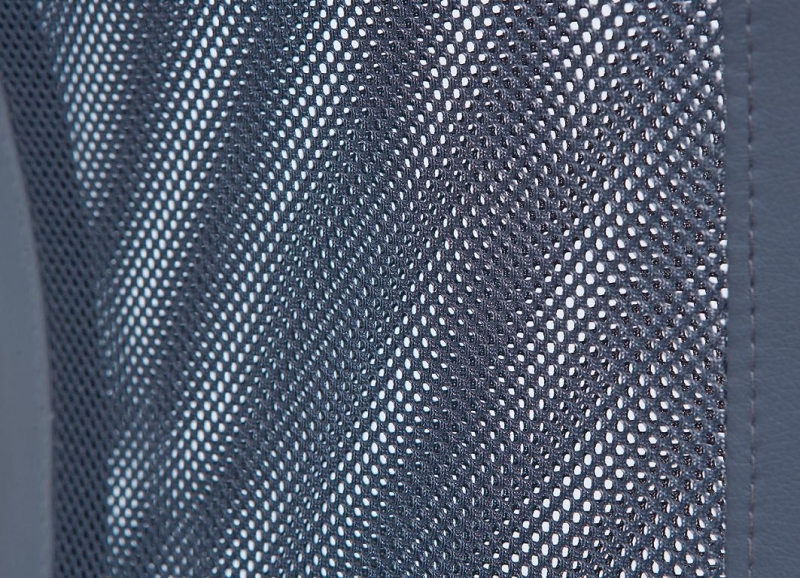 Drehstuhl B�rostuhl Kinder-Stuhl Bonnie Mesh Grau mit Rollen