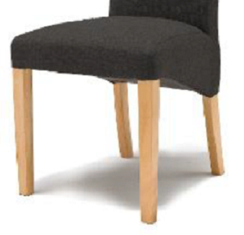 4 St�hle=Set Stuhl K�chenstuhl Esszimmerstuhl Polsterstuhl Foxi FOBNMEGB Graubraun Buche