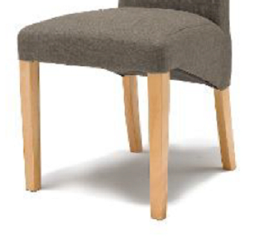 4 Stühle=Set Stuhl Küchenstuhl Esszimmerstuhl Polsterstuhl Foxi FOBNMETA Taupe Buche