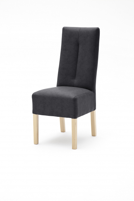 8 St�hle=Set Stuhl K�chenstuhl Esszimmerstuhl Polsterstuhl Fabius FBEHPAAN Anthrazit Eiche