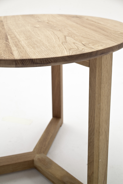 3er Set Couchtisch Beistelltisch Tisch Wohnzimmertisch Faye Asteiche Massiv