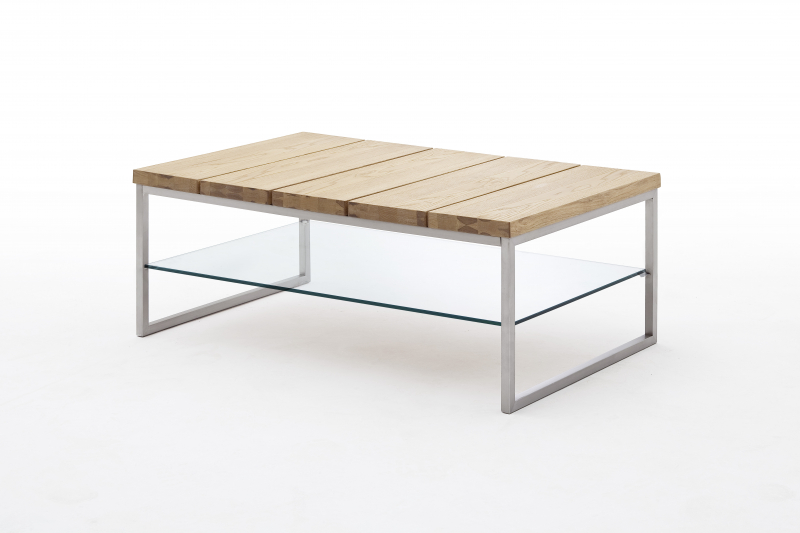 Couchtisch Beistelltisch Tisch Wohnzimmertisch Glas Norge Asteiche Ge�lt