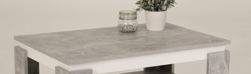 Couchtisch Stubentisch Tisch Tim II 04/13 Dekor Beton Wei�