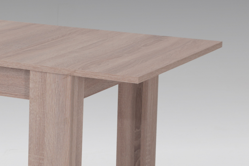 90-130x60 cm Esstisch K�chentisch Tisch Eva 63 ausziehbar Eiche Sonoma Dekor
