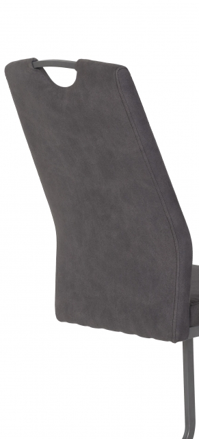 8 Freischwinger=Set Schwing-Stuhl Freischwinger Christina II 46 Anthrazit
