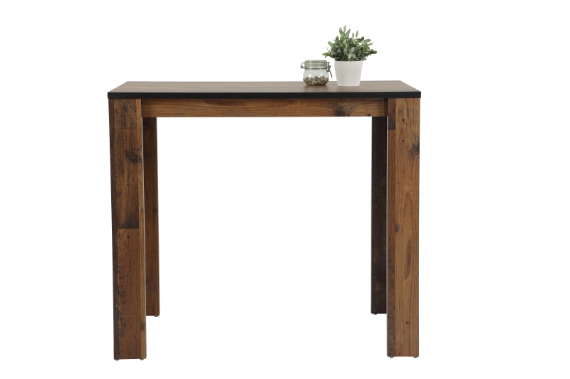 120x58 cm Tisch Esstisch Bartisch Frieda II 82/03 Oldwood Schwarz, mit Dickkante