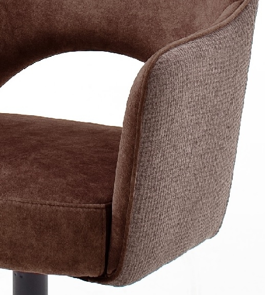 2 Armlehnst�hle=Set K�chenstuhl Stuhl Cocktailsessel VALLETTA Rostbraun VAXS90RB