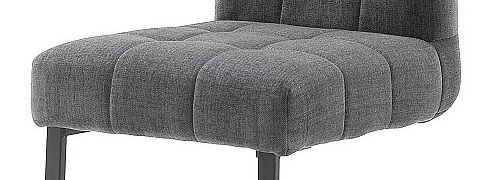 4 Freischwinger=Set Schwing - Stuhl K�chenstuhl SALTA Dunkelgrau SASS77DG