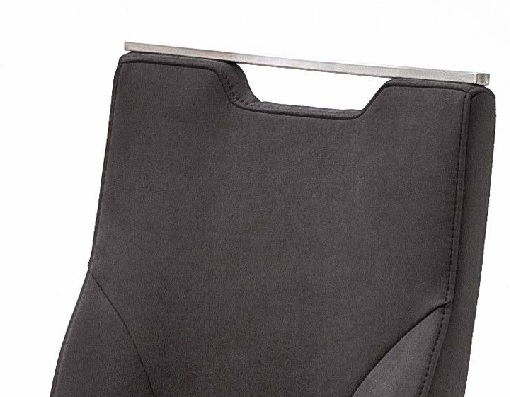 4-er SET Barhocker Hocker Barstuhl GIULIA C Echt Leder Anthrazit GBCE20AN