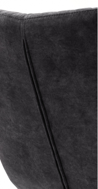 4 Armlehnst�hle=Set K�chenstuhl 4-Fu� Stuhl Cocktailsessel SARANDER Anthrazit Drehbar lackiert S2SBAMAN