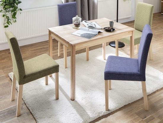 110x70 cm Esstisch K�chentisch Tisch ALFONS Wildeiche massiv ge�lt ALF110WE