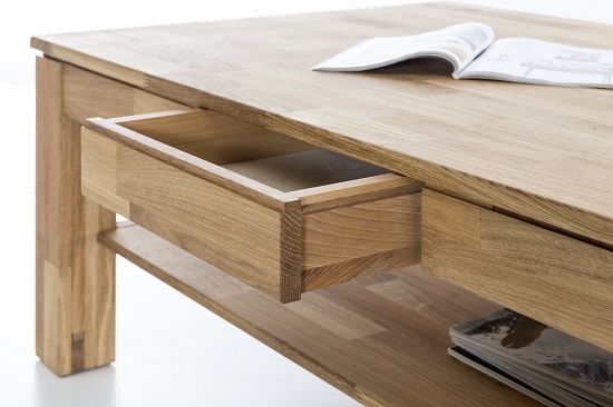 Couchtisch Beistelltisch Tisch Wohnzimmertisch 2 2 5 7 Eiche Massiv Ge�lt