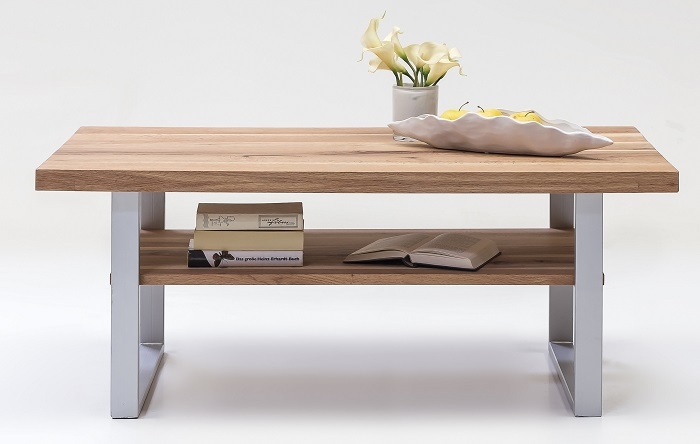Couchtisch Beistelltisch Tisch Wohnzimmertisch 2 2 8 3 Wildeiche Naturbelassen Ge�lt