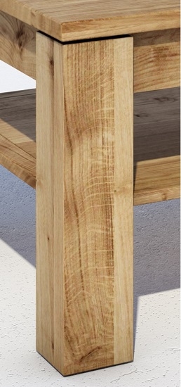 Couchtisch Beistelltisch Tisch Wohnzimmertisch 2 3 9 3 Wildeiche Teilmassiv Ge�lt