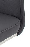 8 Freischwinger=Set Schwing - Stuhl ARTOS 1XL Kunstleder Schwarz A1XL10SX