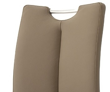 2 Freischwinger=Set Schwing - Stuhl ARTOS 2XL Echt Leder Cappuccino A2XL20CX