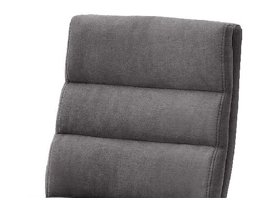 6-er SET Barhocker Hocker Barstuhl GIULIA B Feingewebe Anthrazit GBBE36AN