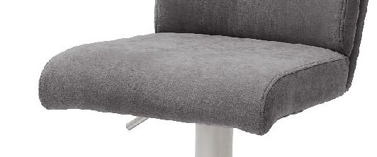 6-er SET Barhocker Hocker Barstuhl GIULIA B Feingewebe Anthrazit GBBE36AN