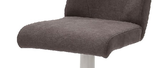 2-er SET Barhocker Hocker Barstuhl GIULIA C Feingewebe Braun GBCE36BX