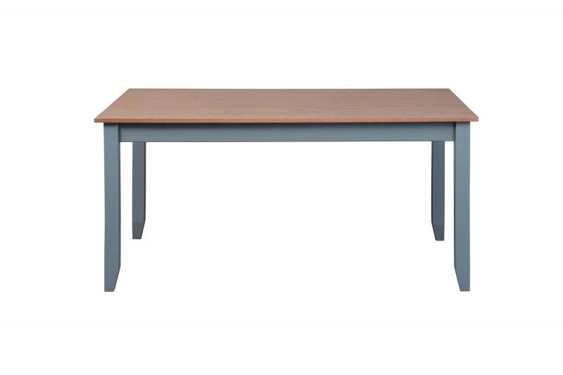 160x90 cm Esstisch Tisch LUZERNA 1.1 Grau Sepia Kiefer Massiv