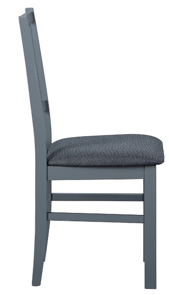 2 Stühle=Set Stuhl Küchen-Stuhl Esszimmer-Stuhl LUZERNA 7.1 Grau Buche Massiv