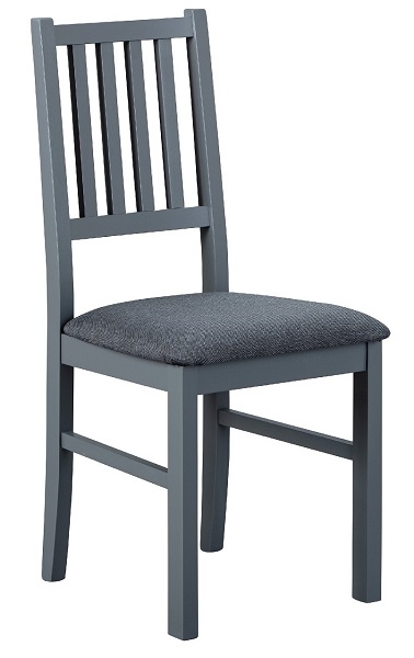 6 Sthle=Set Stuhl Kchen-Stuhl Esszimmer-Stuhl LUZERNA 7.1 Grau Buche Massiv