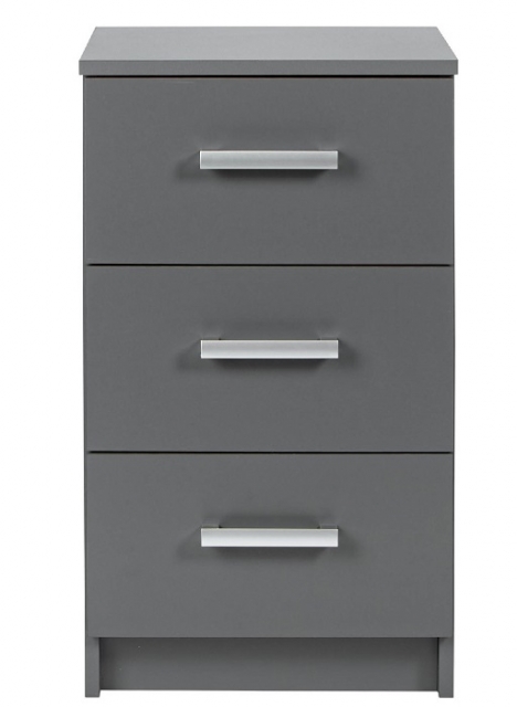 3 Schubladen Kommode ELENZIO 3S Graphitgrau