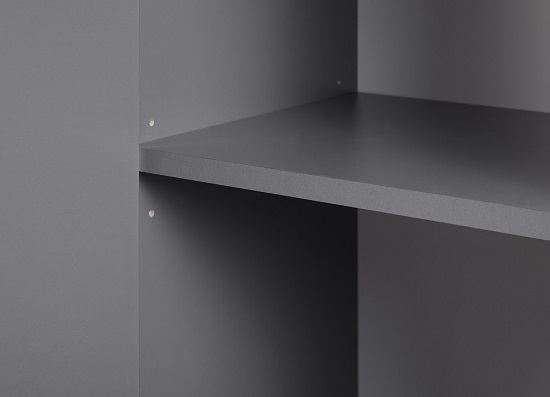 2t�rig Schubladen Kommode Sideboard Anrichte ELENZIO 2T4S Graphitgrau