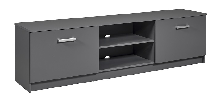 2t�rig Kommode TV-Board TV-Regal TV-Element ELENZIO TV Graphitgrau