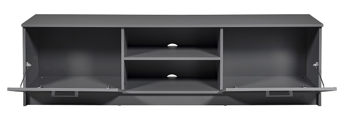 2t�rig Kommode TV-Board TV-Regal TV-Element ELENZIO TV Graphitgrau