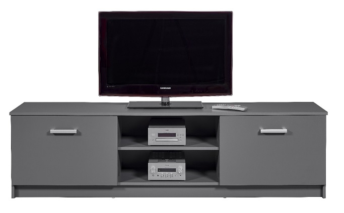2t�rig Kommode TV-Board TV-Regal TV-Element ELENZIO TV Graphitgrau