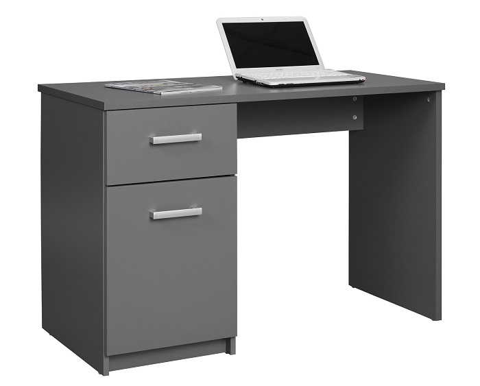 Schreibtisch Arbeitstisch B�rotisch Computertisch ELENZIO DESK Graphitgrau