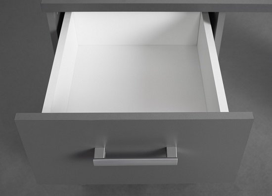 Schreibtisch Arbeitstisch B�rotisch Computertisch ELENZIO DESK Graphitgrau