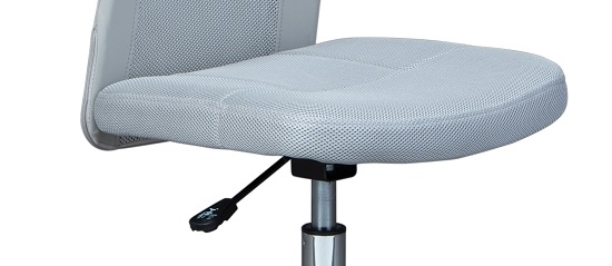 Drehstuhl B�rostuhl Kinderstuhl Schreibtischstuhl BONNIE Light Grey Hellgrau mit Rollen