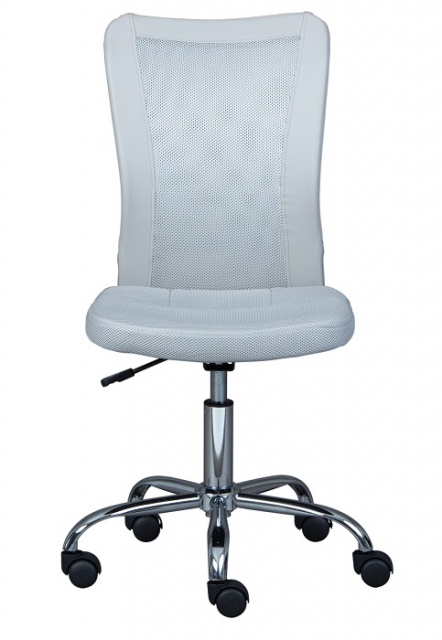 Drehstuhl B�rostuhl Kinderstuhl Schreibtischstuhl BONNIE Light Grey Hellgrau mit Rollen