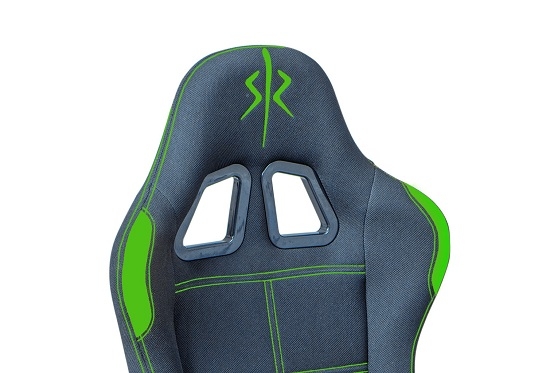 Gamingstuhl Drehstuhl B�rostuhl Schreibtischstuhl GAMING GREEN Schwarz Gr�n mit Rollen