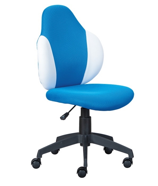 Drehstuhl B�rostuhl Kinderstuhl Schreibtischstuhl JESSI Blue/White Blau Weiss mit Rollen
