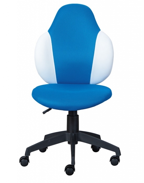 Drehstuhl B�rostuhl Kinderstuhl Schreibtischstuhl JESSI Blue/White Blau Weiss mit Rollen