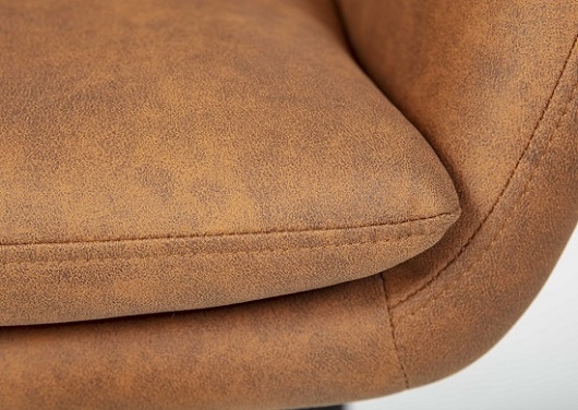 Drehstuhl B�rostuhl Schreibtischstuhl WORKRELAXED Rust Rostfarben Microfaser mit Rollen