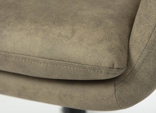 Drehstuhl B�rostuhl Schreibtischstuhl WORKRELAXED Khaki Microfaser mit Rollen