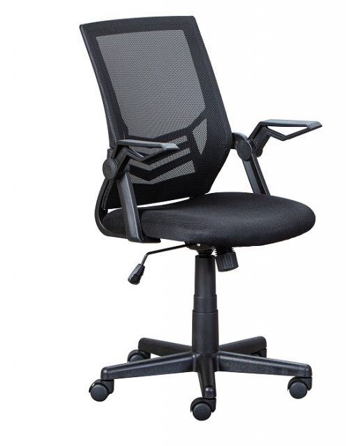 Drehstuhl B�rostuhl Schreibtischstuhl JILLI Black Schwarz mit Rollen