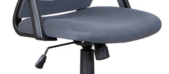 Drehstuhl B�rostuhl Schreibtischstuhl JILLI Grey Grau mit Rollen