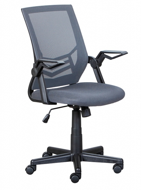 Drehstuhl B�rostuhl Schreibtischstuhl JILLI Grey Grau mit Rollen