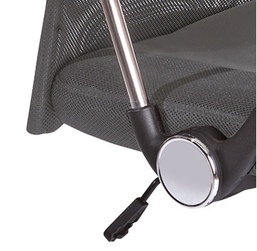 B�rostuhl Drehstuhl Schreibtischstuhl mit Armlehnen TORINO Grey Grau Kunstleder Netz