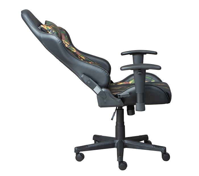 Gamingstuhl Drehstuhl B�rostuhl Schreibtischstuhl ACTION HERO Schwarz Camouflage mit Rollen