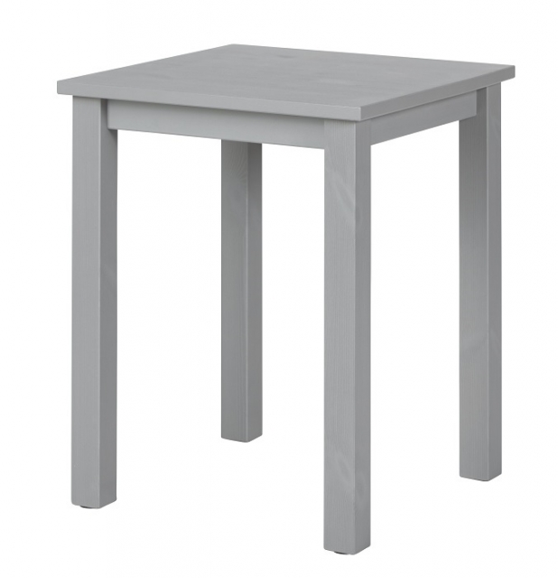 Beistelltisch Tisch Ziertisch Beisteller STELLAN Grau lackiert Massivholz