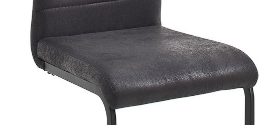 2 Freischwinger = SET Schwinger Schwingstuhl K�chenstuhl Stuhl BILBAO Anthrazit BISS35AN