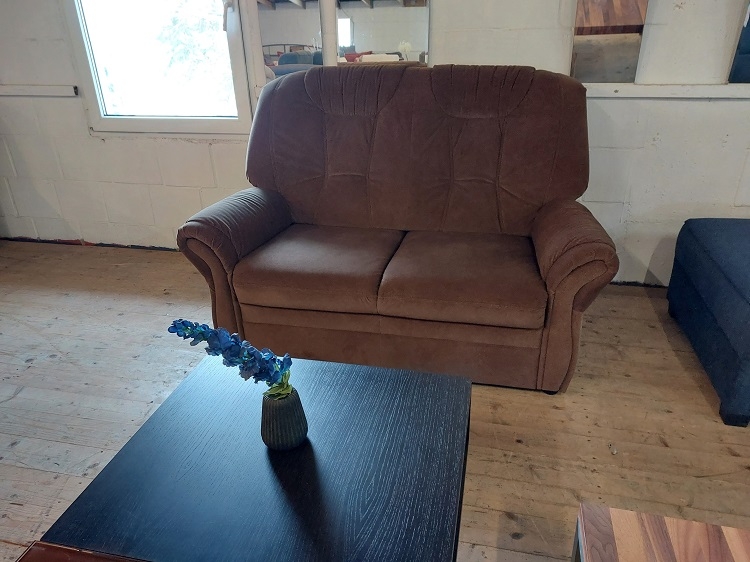 2er Sofa Couch 2-Sitzer MALE Polipol Supralife Spirit Braun Ausstellung BH