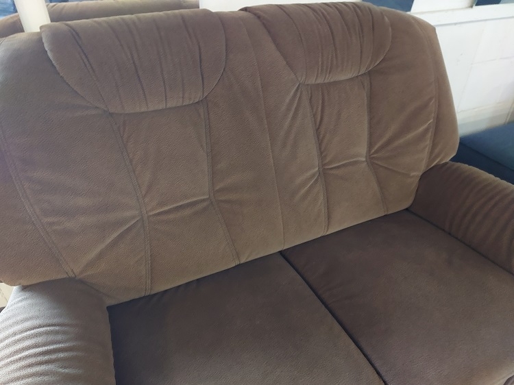 2er Sofa Couch 2-Sitzer MALE Polipol Supralife Spirit Braun Ausstellung BH